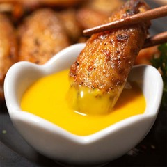 Honey Mustard Sauce for Hungry Little Pig Korean Fried Chicken Dip, Yellow Mustard Sauce for Pizza Sandwich Dip 320g