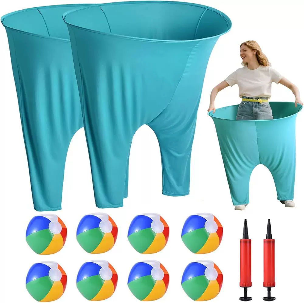 欧美跨境室外团体接球游戏裤家庭聚会游戏裤袋奶奶庭院游戏裤子