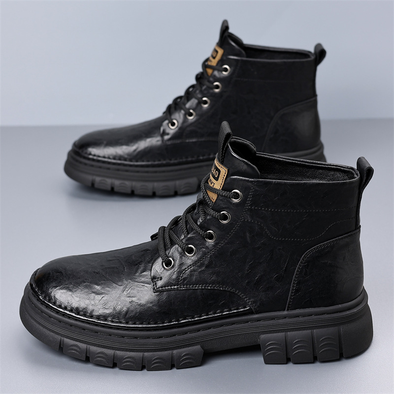 Herren Winter Stiefel Gefüttert Warme Chelsea Boots Für Männer_voghion.com