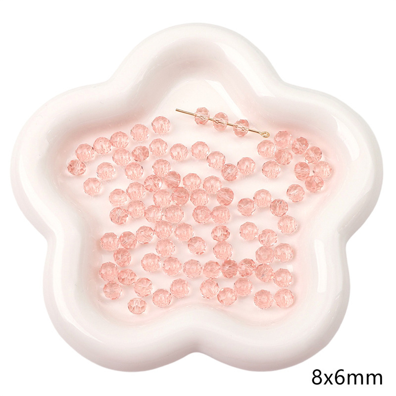 Rueda rosa transparente
