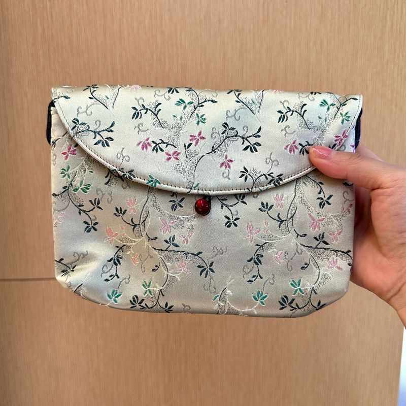 レディースバッグ、レディース高級クロスボディバッグ、新しい国民風刺繍花柄収納バッグ、化粧品バッグ、ショルダーバッグ|undefined