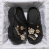 Letter flowers-black