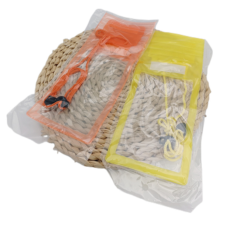 168,16 BOLSA DE TELÉFONO MÓVIL impermeable sellada de tres filas bolsa de cintura de deportes al aire libre deriva bolsa de cintura impermeable de teléfono móvil de playa