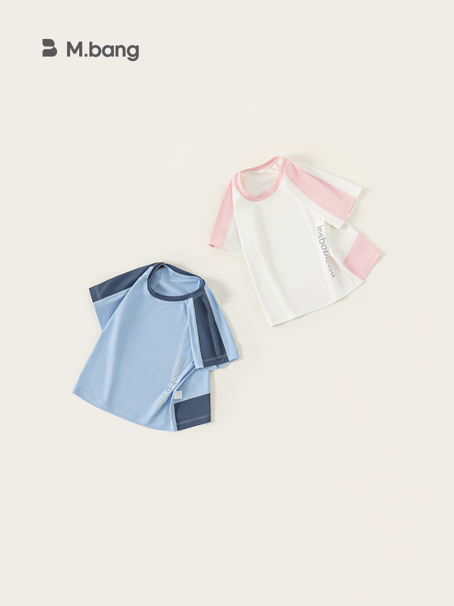 Youbao ropa para niños de manga corta para niños verano nuevo estilo ropa deportiva para niños camiseta del tesoro para hombres chaqueta de manga raglán del tesoro para mujeres ligeras