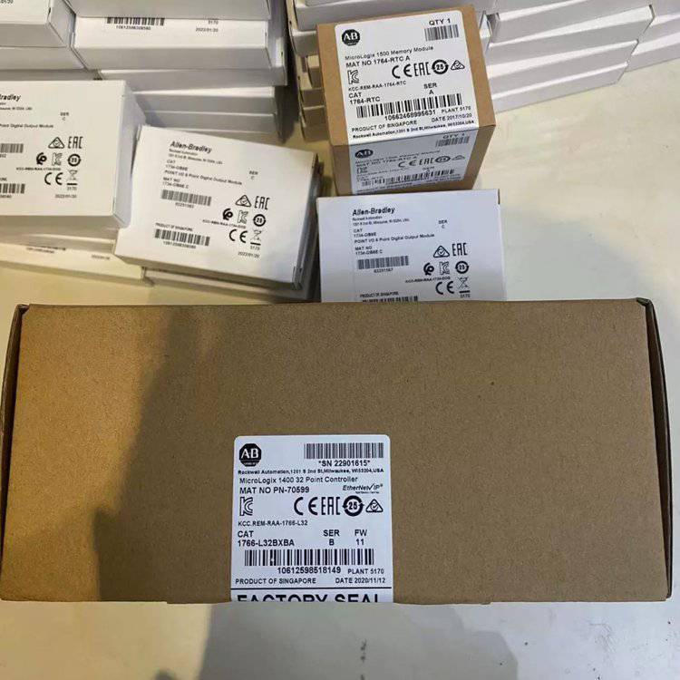 AB罗克韦尔1763-L16BWA MicroLogix 1100小型逻辑控制器 1763L16B