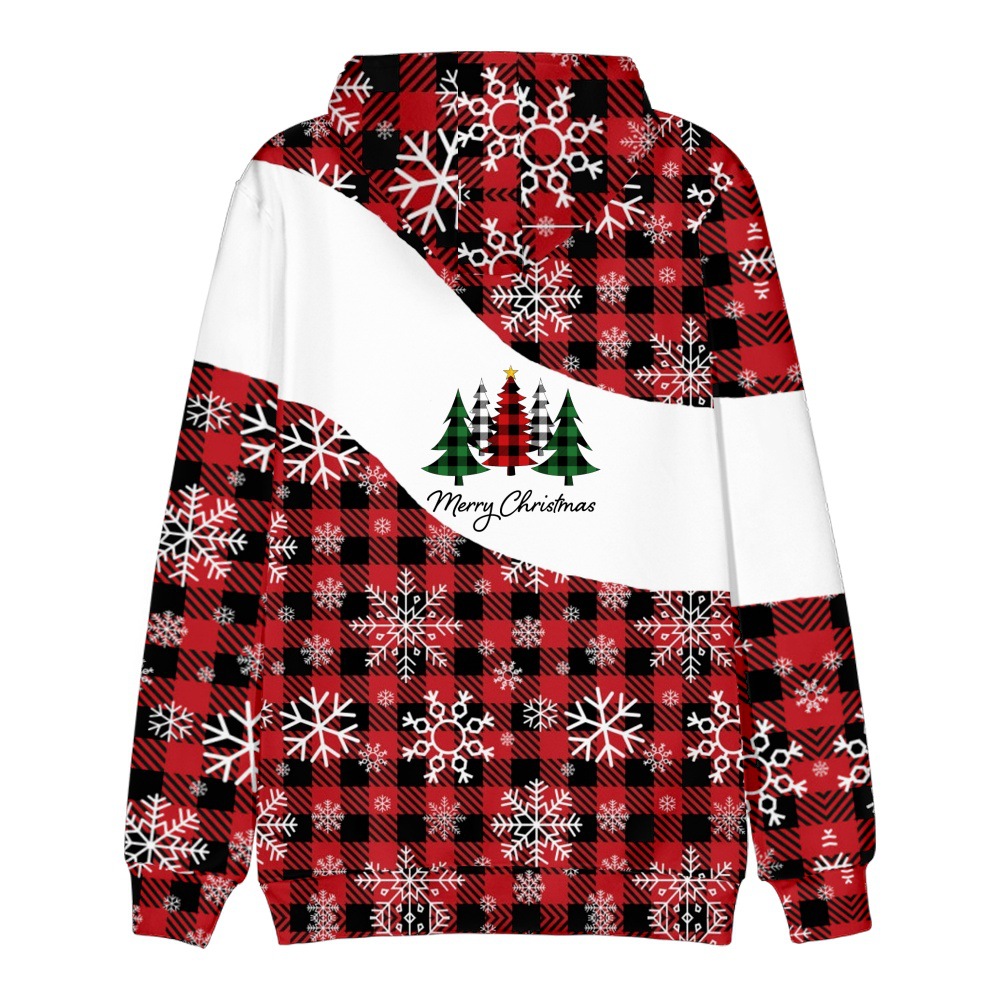 Men's Clothing Autumn and Winter Christmas Hoodies Christmas Tree Men's and Women's Pullover Clothes Wholesale_voghion.com