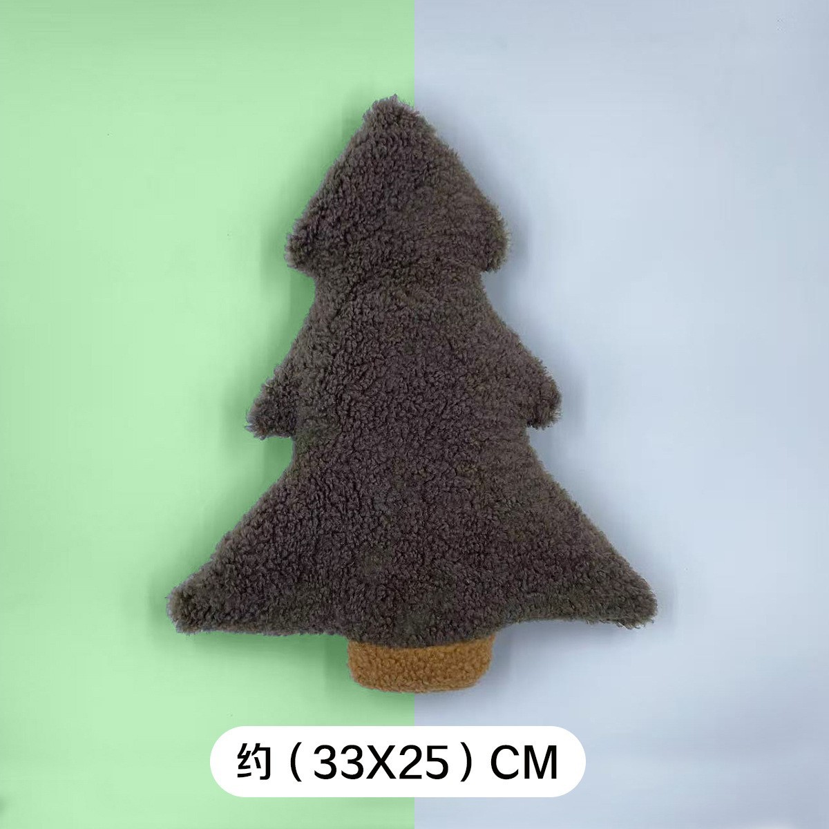 Navidad transfronteriza árbol de Navidad almohada almohada almohada almohada de Navidad árbol de Navidad almohada adornos decoraciones lana