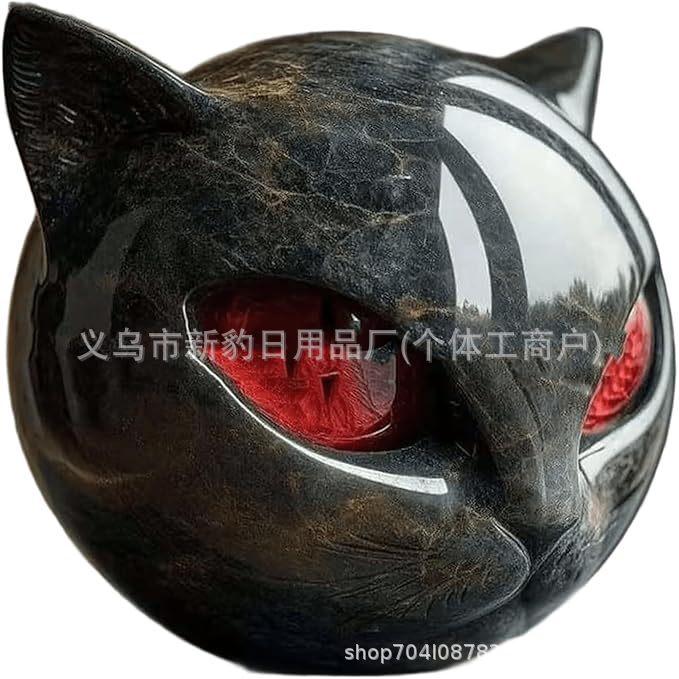 豪华黑猫树脂雕像Luxury Black Cat Stone Sculpture黑猫树脂雕像|undefined