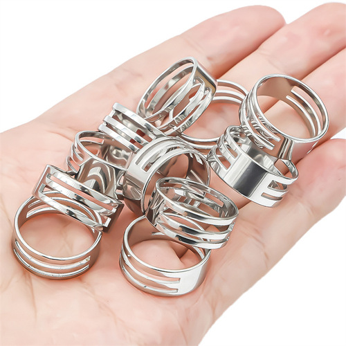 Stainless Steel Open-End Ring Opener & Closure Tool for DIY Jewelry Accessories
