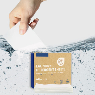 Factory Colorful Whitening Stain Remover Water Tablets Laundry Bubble Paper Customized Portable Low Foaming Easy to Rinse Concentrated Laundry Tablets