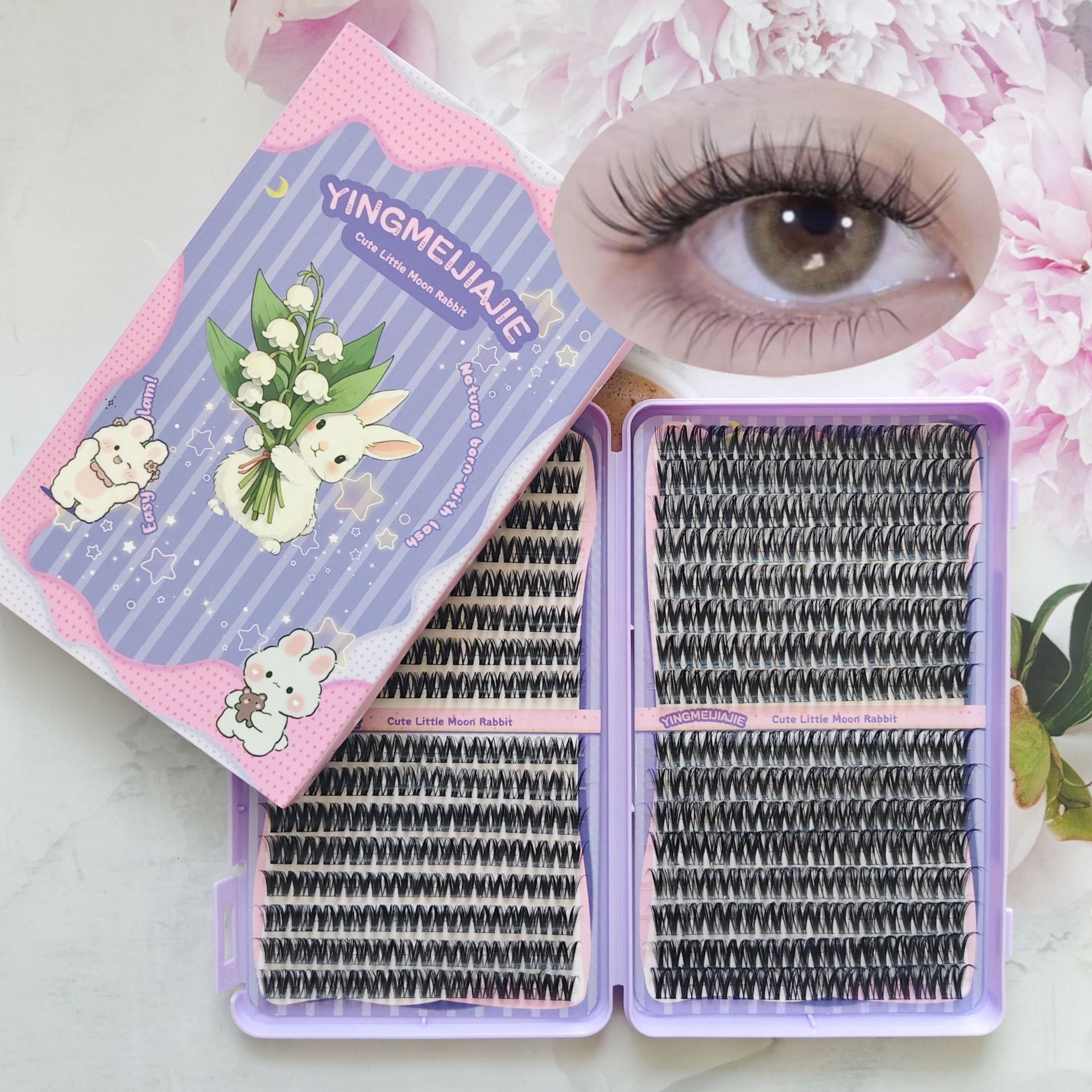 32 row of dense DlY lashes YF076