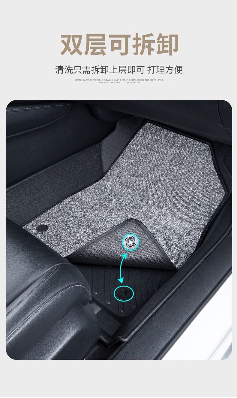 TPE car floor mats are wear-resistant and suitable for various types of vehicles, including ride-sharing and coach cars