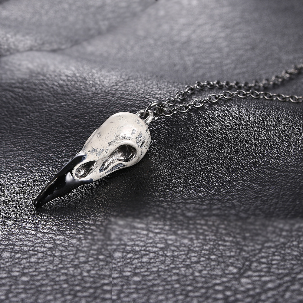 Skull Pattern Unisex Gender Hip-Hop Punk Skull Alloy Copper Pendant Necklaces Halloween Wholesale