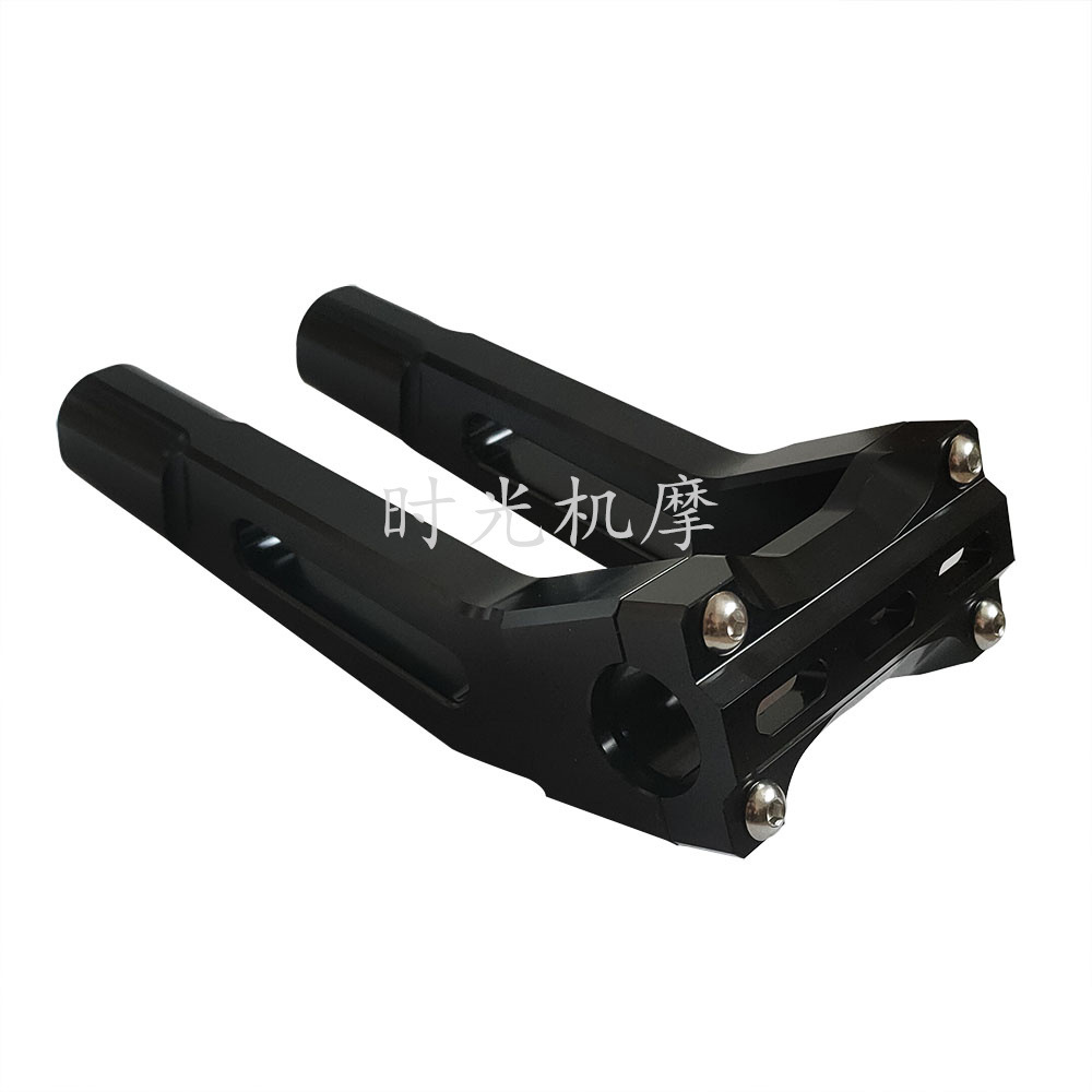 Suitable for Harley Motorcycle Modification 883 48 Handlebar Heightening Fixed Handlebar Seat 10inch Daana Fat Boy Stem