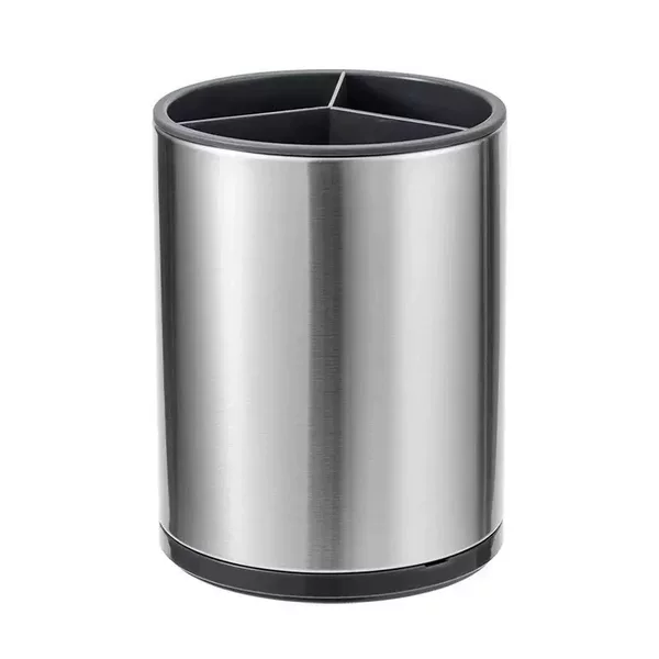 Cross-Border Multifunctional Stainless Steel Rotatable Storage Tube Kitchen Tableware Storage Rack Chopsticks Kitchen Utensil Storage Rack Storage