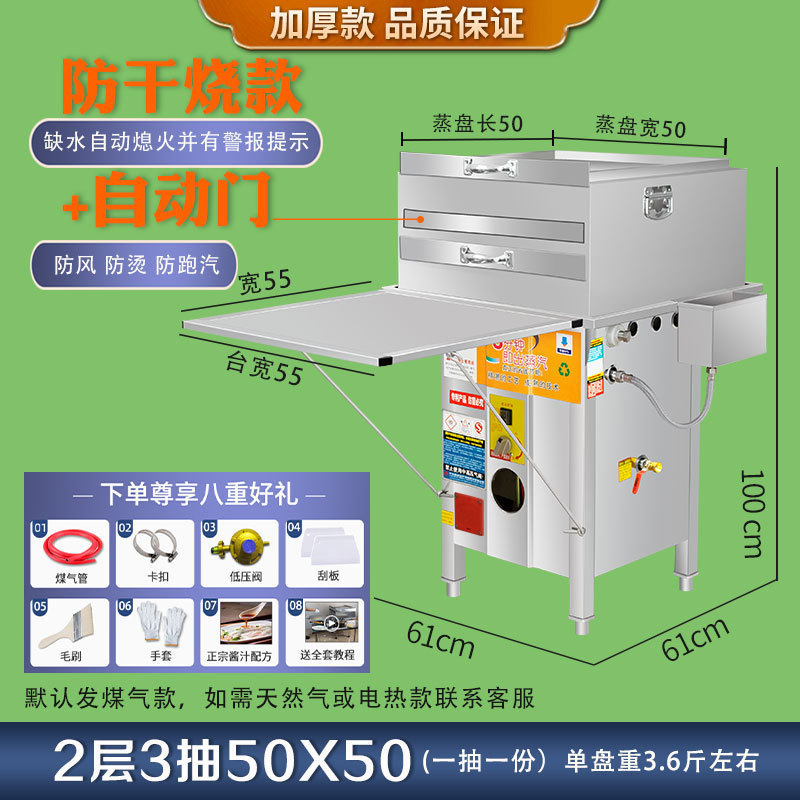 Tienda comercial de molino de salchichas de piedra de pumice colocado en el suelo para un soporte de polvo de vapor de horno de vapor de ahorro de energía