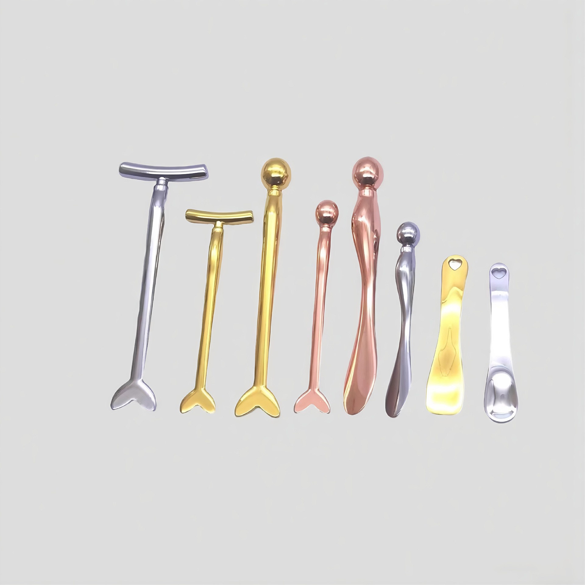 Zinc Alloy Eye Beauty Stick Eye Massage Stick Eye Cream Massage Stick Face Cream Application Stick Eye Cream Spoon