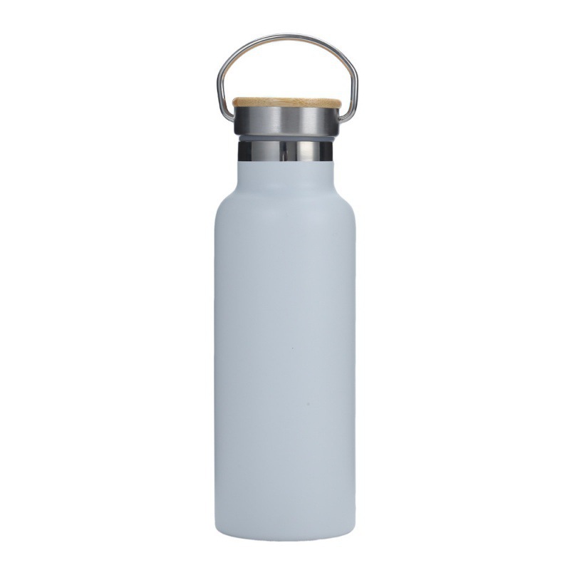 White with bamboo cover