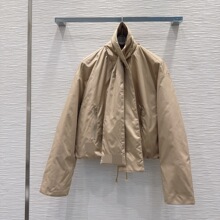 深圳南油新款英伦风气质夹棉外套时尚干练刺绣宽松棉衣夹克式棉服