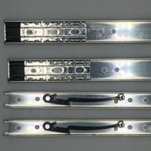 轨道/两节轨道/27mm抽屉轨道/1.2厚钢珠轨道10-24寸