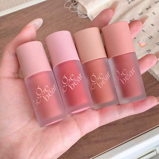 Gege Bear Gogo Bear Soft Fog Smooth Multi-use Cream Matte Color Lip Mud Women's Natural Pseudo-without-makeup White