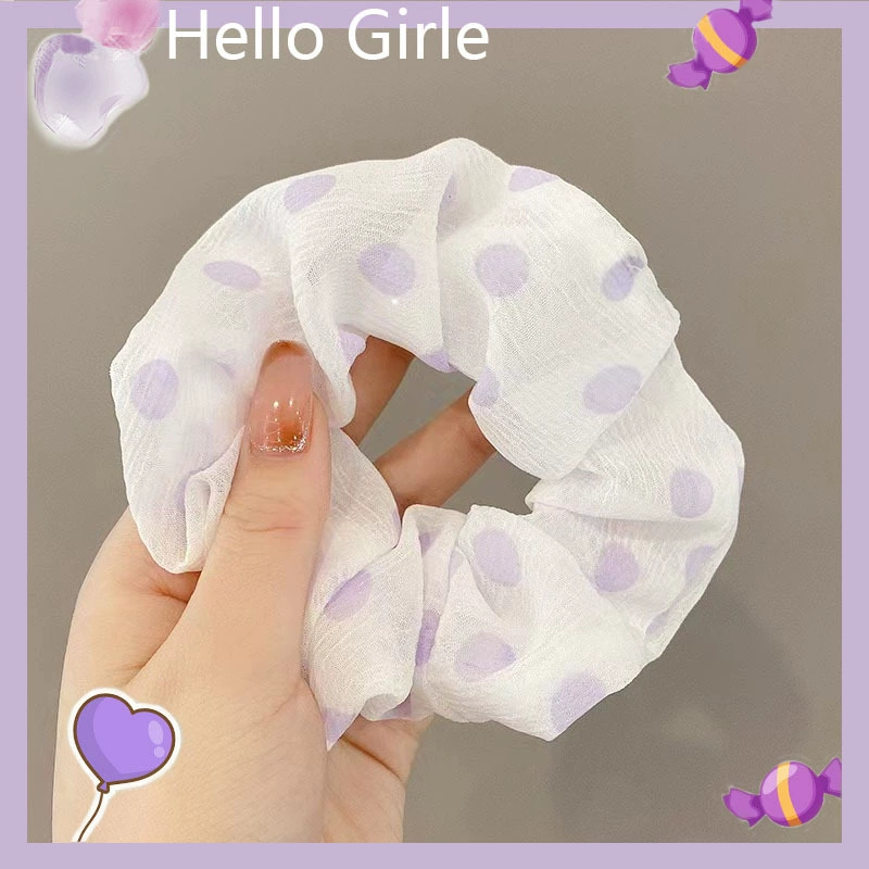 Резинка для волос (фиолетовая) от Purple, корейский стиль, широкий цветовой диапазон, мягкий материал из нескольких тканей