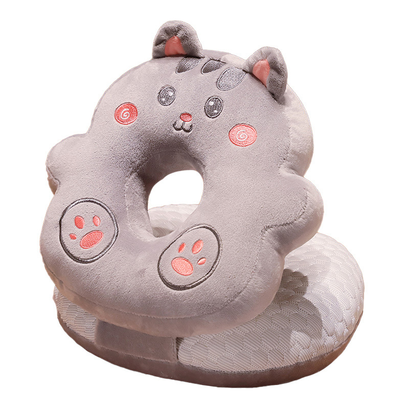Almohada de Peluche para Siesta de Peluche de Cristal Ergonómico, Suave para Oficina y Descanso