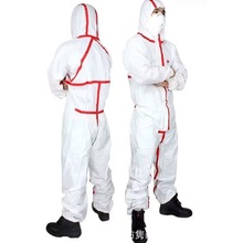 3M4565连体防护服防化服红色胶条款化工实验室喷漆防尘喷撒农药等