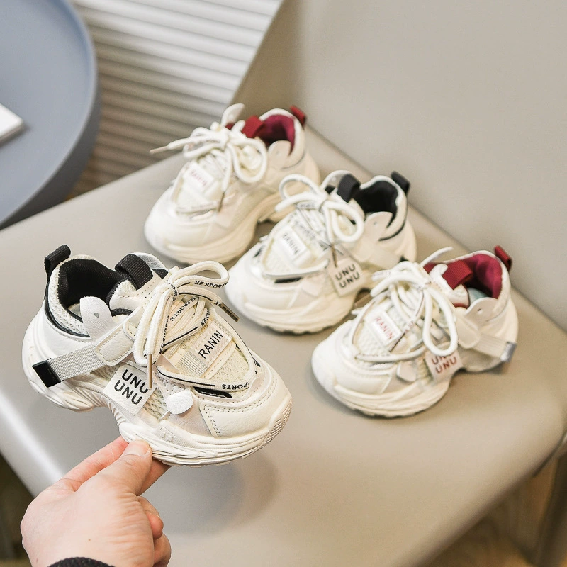 Детская спортивная обувь обувь для мальчиков 2025 весна и осень новая мягкая подошва дышащая обувь для девочек