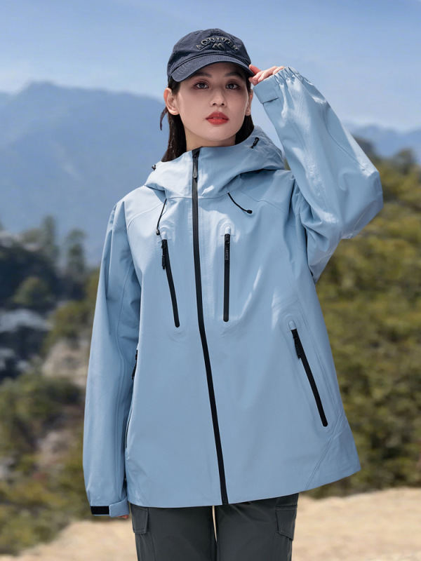 国標真熱封突撃服カップル春秋新作ジャケットハードシェル青少年登山服男女同金|undefined