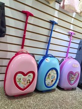 外贸库存尾单批发直播 原单儿童拉杆箱书包