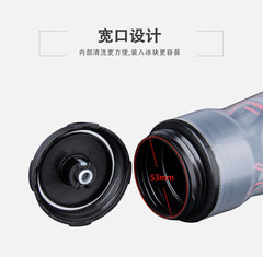 Bolany Mountain Bike Outdoor Cycling Water Bottle Double-layer Portable Ice-Preserving Sports Water Bottle Climbing PP Water Cup