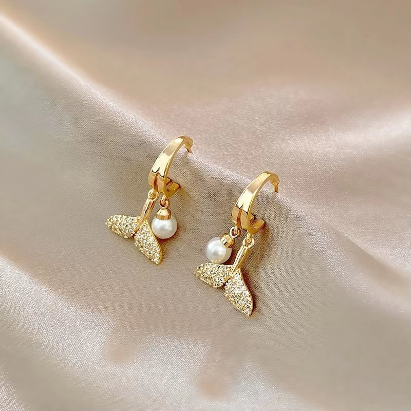 売れ筋の日本と韓国のパールイヤリング、万能イヤリング、キャッツアイイヤリング、インシンプルイヤリング、女性用卸売|undefined