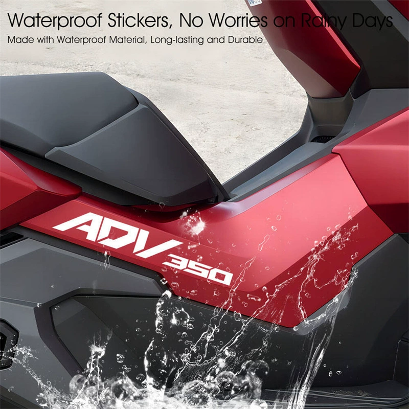 Подходит для наклейки на лобовое стекло modified Honda ADV350 автомобиль наклейки, цветы водонепроницаемая печать на автомобиле