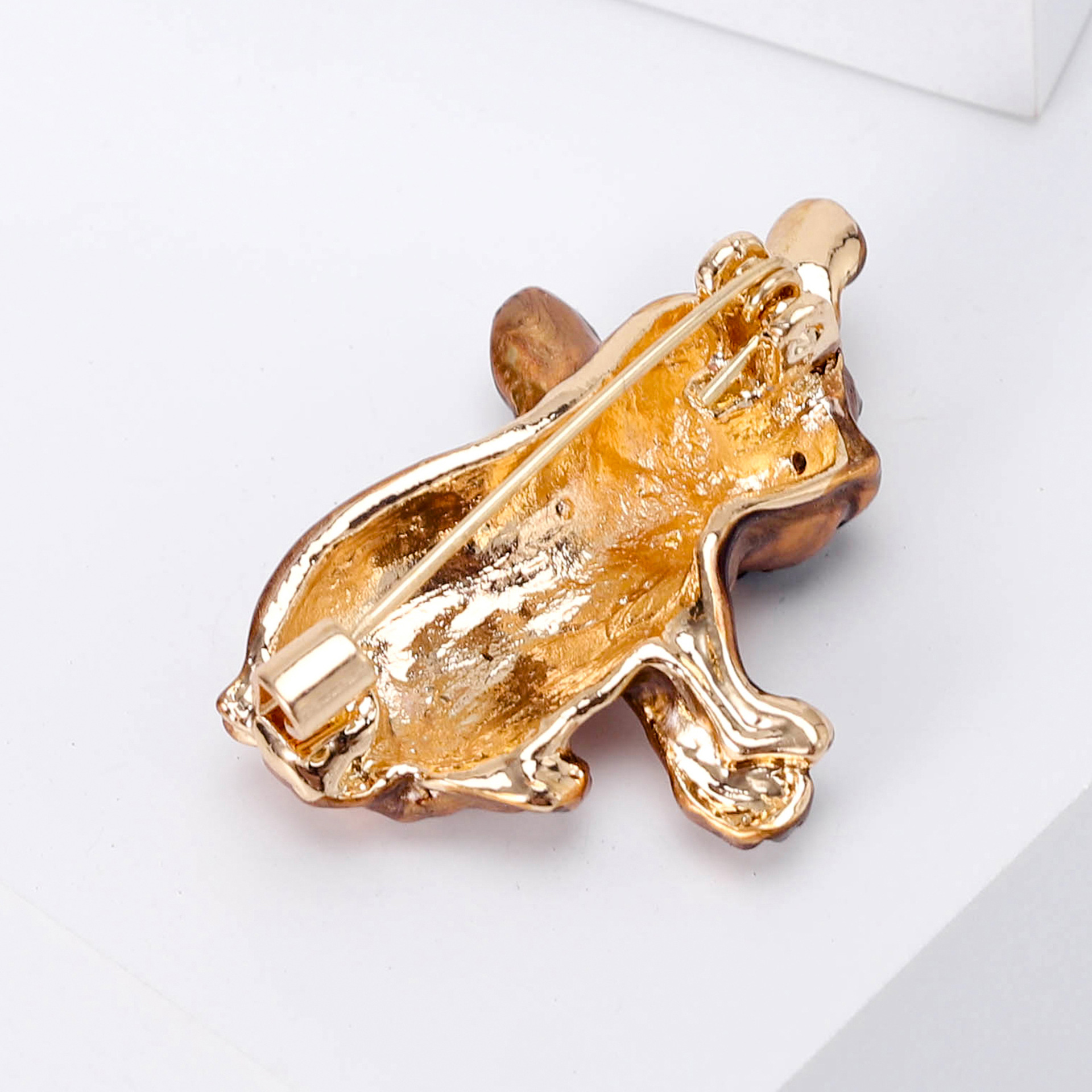 11g Weight Brooches Classification Holiday, Banquet, Daily Occasion Alloy Material Dog Pattern Women's Gender Enamel Design Basic Style Basic Pin Dog Alloy Enamel Women's Brooches 2