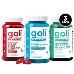 跨境现货 南非醉茄Goli南非醉茄软糖益生菌软糖3in1膳食补充O EM