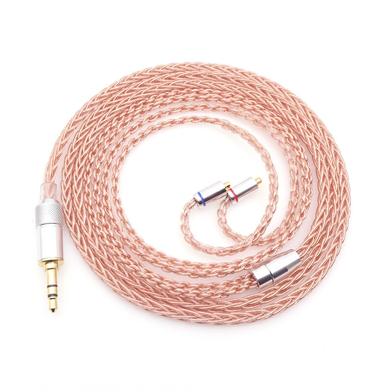Fever 8-strand single crystal copper MMCX pin earphone cable upgrade cable suitable for Shure se215 se535 earphone cable Fever 8-strand single crystal copper MMCX pin earphone cable upgrade cable suitable for Shure se215 se535 earphone cable