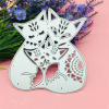 Metal cutting die, handmade, cat