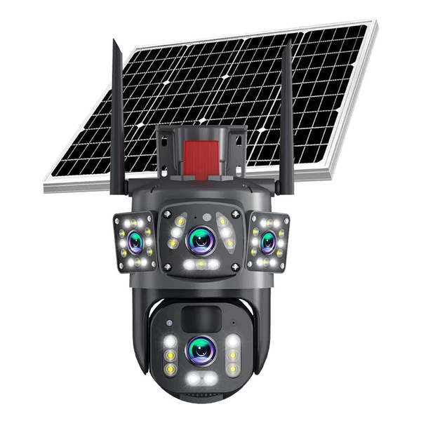 15-day all-day cycle [single board] three-screen 4G version [solar power supply + mobile phone remote + no power and network monitoring + multi-screen same screen]