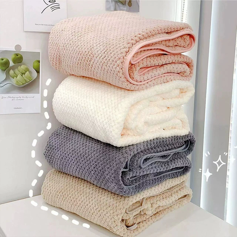 Коралловое банное полотенце, мягкое хлопковое быстрое высыхание комплект для мужчин и женщин для взрослых для любимых, оптом