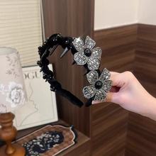 花坞高级丝绒立体花卉轻奢发箍女精致高颅顶轻奢气质发饰2025新款