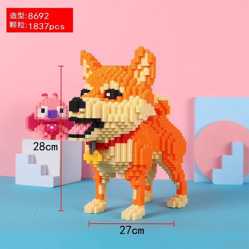 CLS Trendy Le Sen pequeños gránulos ensamblados bloques de construcción Linabel rompecabezas juguetes para niños regalos para niños y niñas