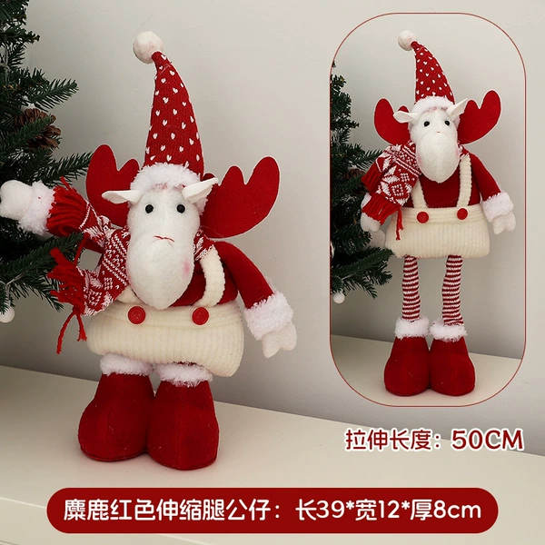 Knitted telescopic doll