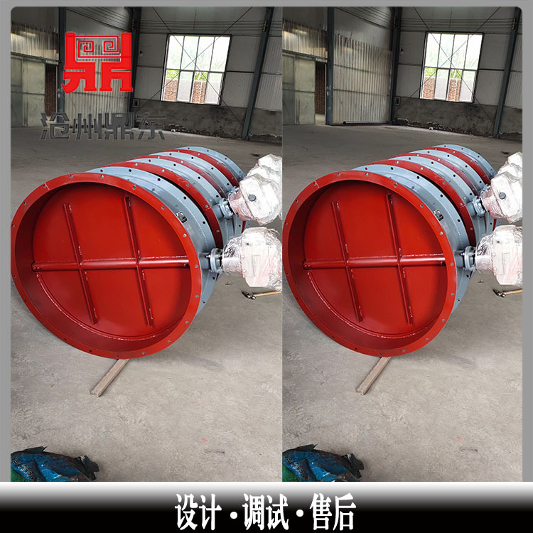 304材质通风蝶阀 烟气管道硬密封风门 除尘管道任意调节开度蝶阀