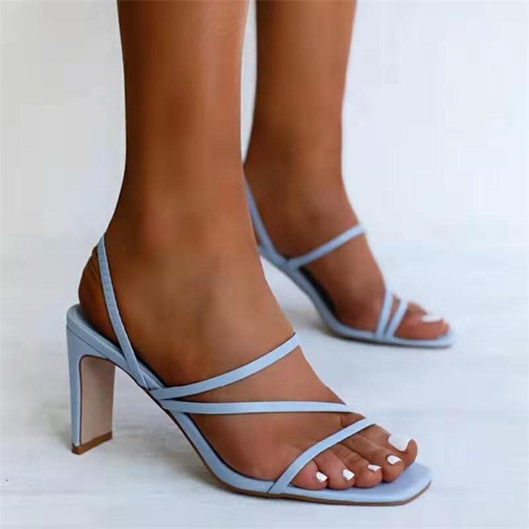 Sandalias de hebilla de tacón alto de moda Nihaostyles vendedor al por mayor de ropa NSYBJ71287