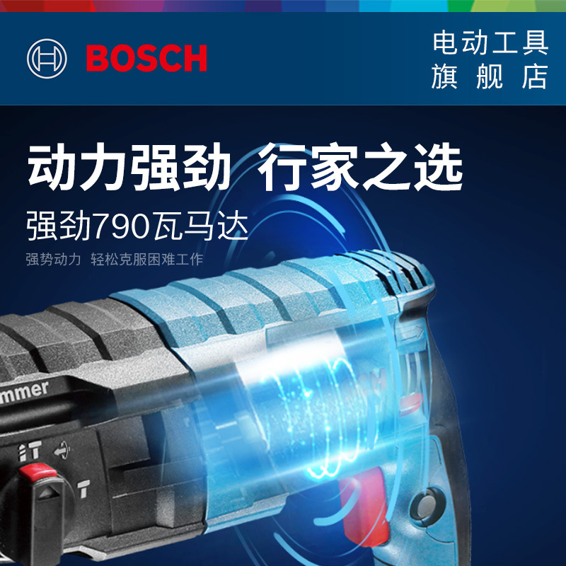 博世（BOSCH） GBH 2-24工业级专业电锤电镐多功能冲击钻电钻混凝