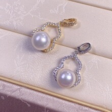 S925���y�ʯ���9-10mm��Ȼ�������DIY���аٴ��f�ܿۺ��J�OӋ