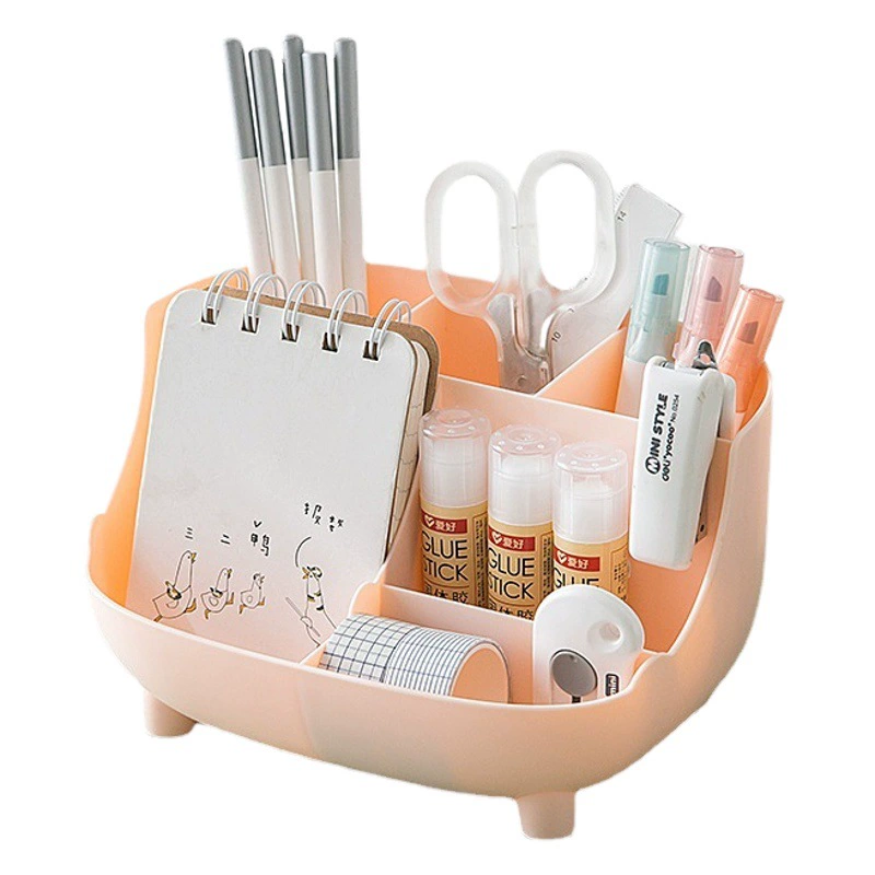 Держатель для ручек, красивый настольный креативный ствол для ручек, пылезащитный многофункциональный ящик для хранения канцелярских принадлежностей большой емкости Yiwu