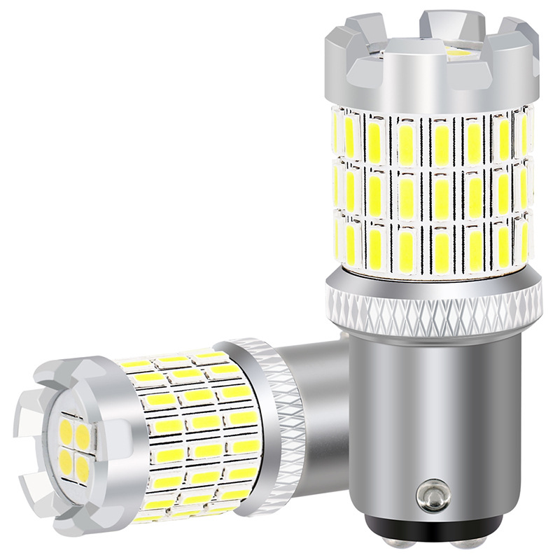 LED personalizado 1157 luz de freno resaltada 54 + 4SMD-4014 luz de dirección T20 T25 luz de conducción