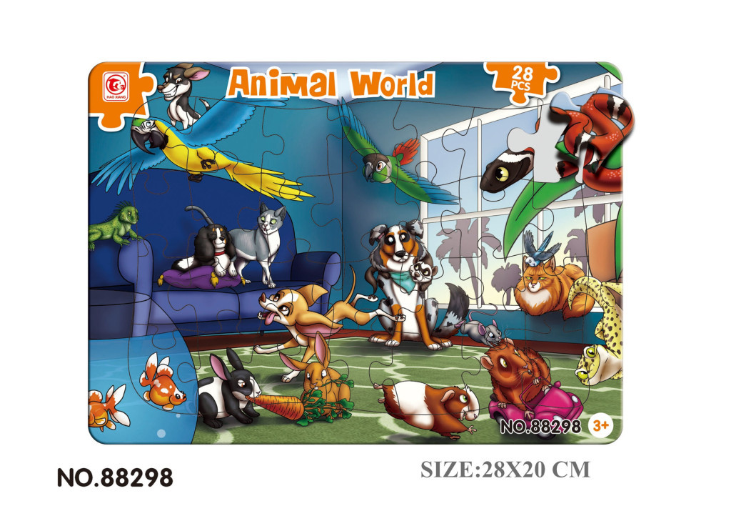 Rompecabezas DE LOS NIÑOS transfronterizos Amazon rompecabezas de papel transfronterizo juguetes de comercio exterior niños y niñas juguetes educativos